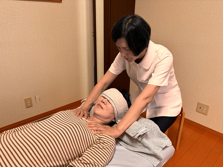 施術の様子